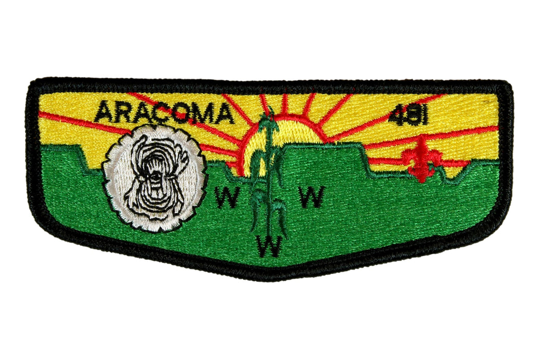 Lodge 481 Aracoma  Flap S-8