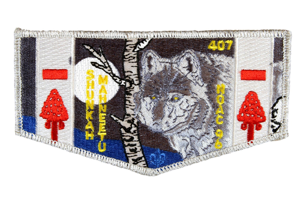 Lodge 407 Shunkah Mahneetu Flap S-7 1996 NOAC SMY Border