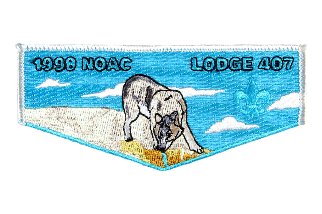 Lodge 407 Shunkah Mahneetu Flap S-? 1996 NOAC