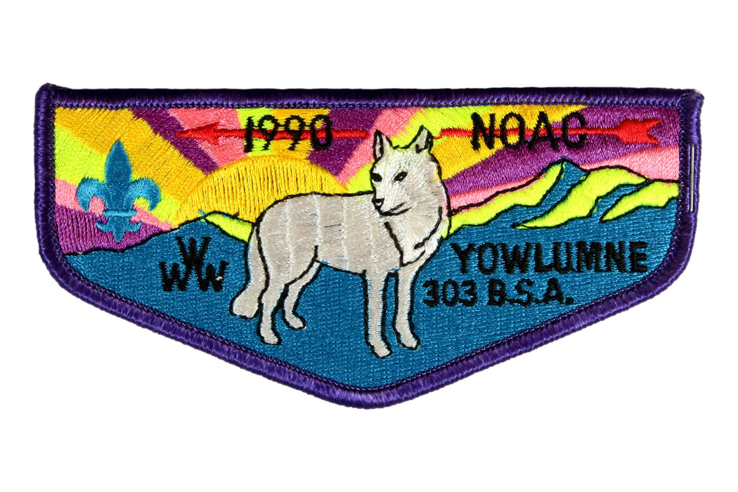 Lodge 303 Yowlumne Flap S-28 NOAC 1990