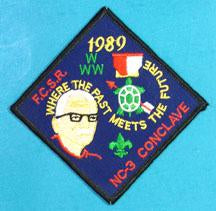 1989 Section 3 North Central Region Conclave Patch