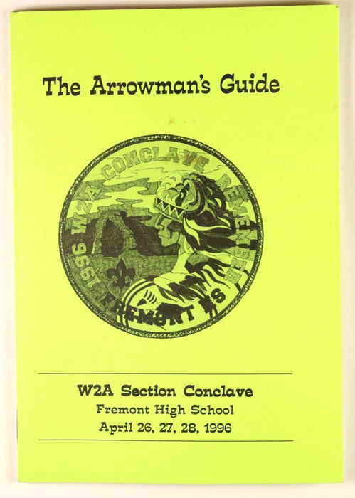 1996 Section W2A Conclave Booklet
