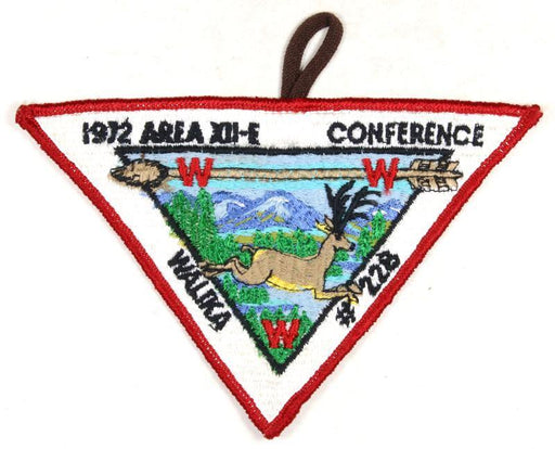 1972 Area 12E Secton Conference Patch