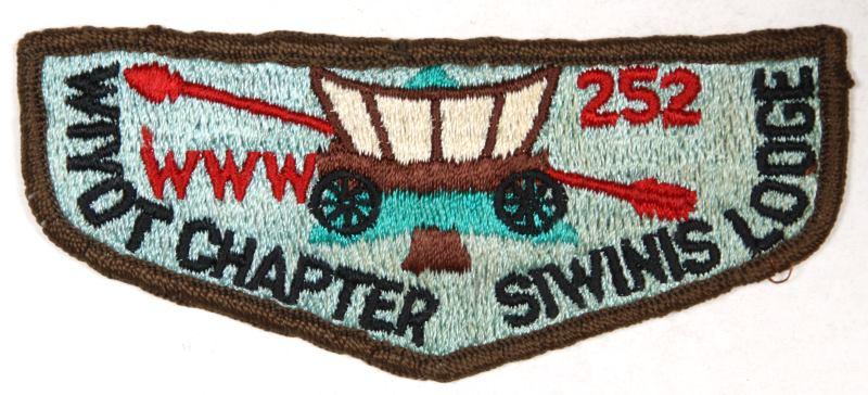 Lodge 252 Flap Wiyot Chapter S-2a