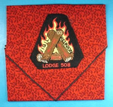 Lodge 508 Neckerchief 2003 Vigil Reunion