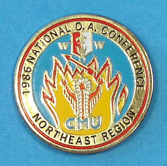 1986 NOAC Pin Northeast Region