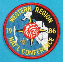1986 NOAC Western Region Patch