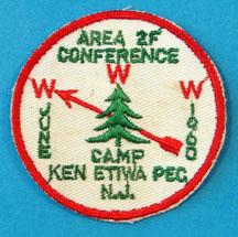 1968 Area 2F Conference Patch