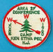 1968 Area 2F Conference Patch