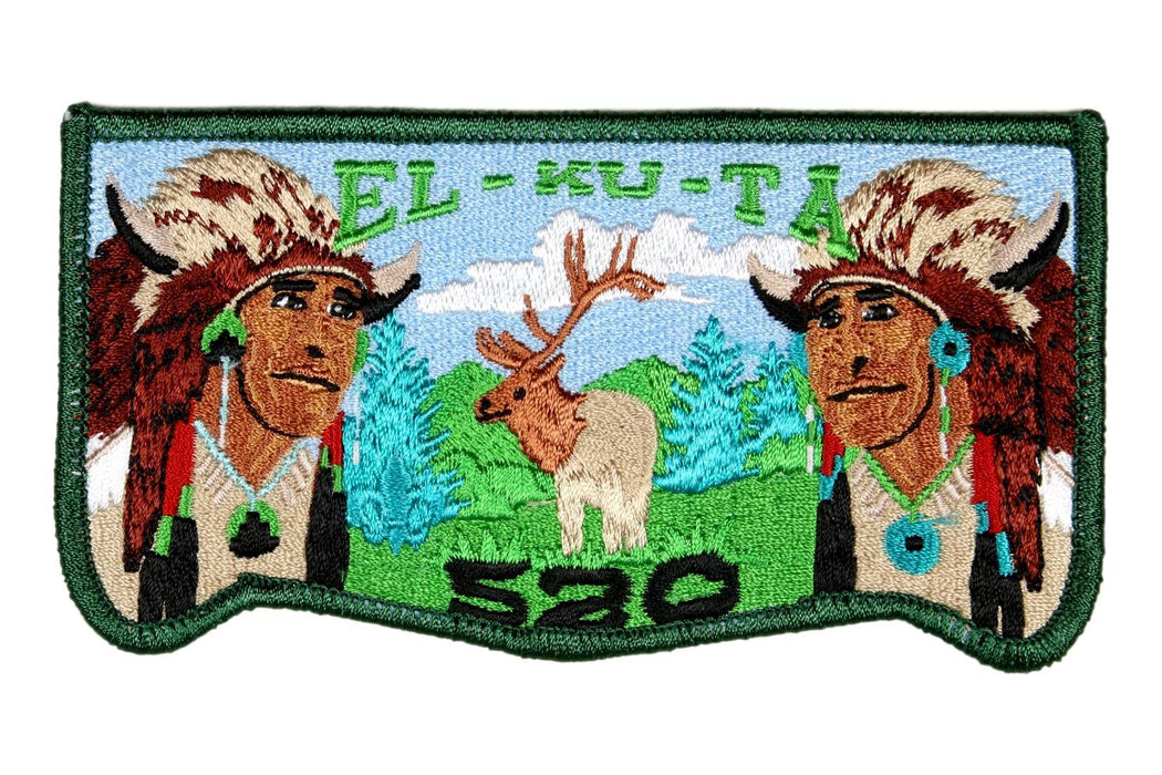 Lodge 520 El-Ku-Ta Flap S-New 2011 Auction Donation