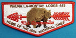 Lodge 442 Flap S-New Home of the 2014 National Chief