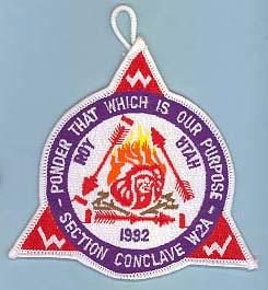 1992 Section W2A Conclave Patch Participant