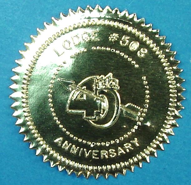 Lodge 508 Sticker 40th Anniversary