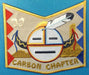 Lodge 508 Patch Carbon Chapter Yellow Border