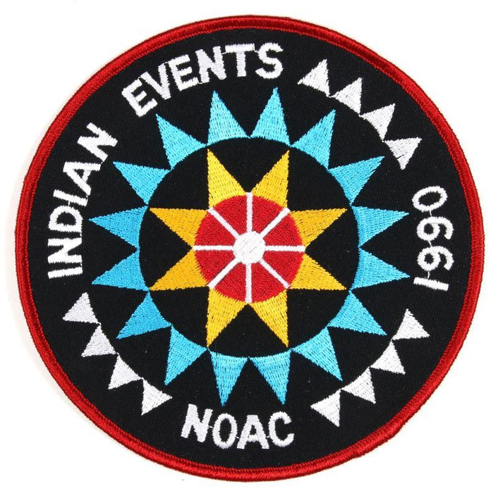 1990 NOAC Indian Events Jacket Patch