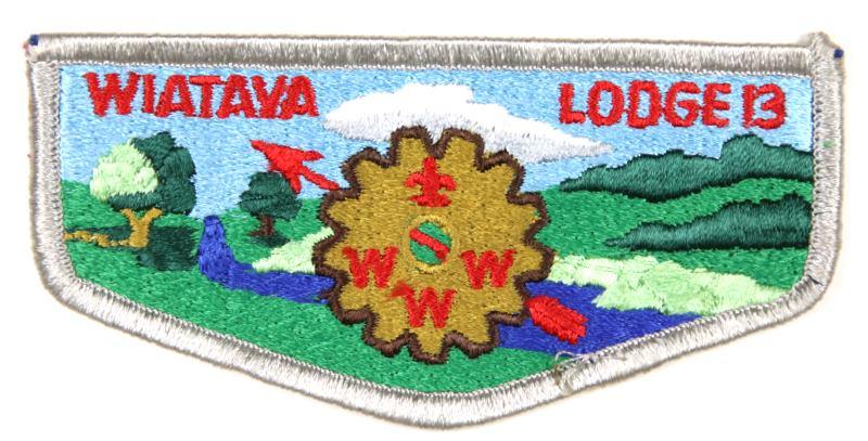 Lodge 13 Flap S-6 with oversewn border