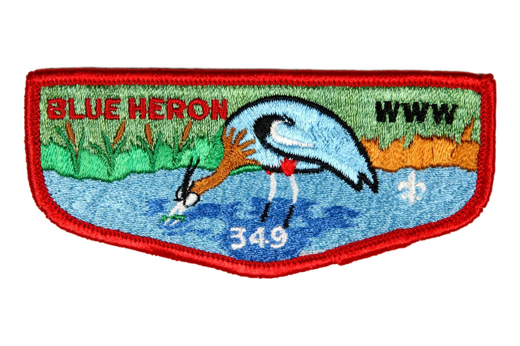Lodge 349 Blue Heron Flap S-6a