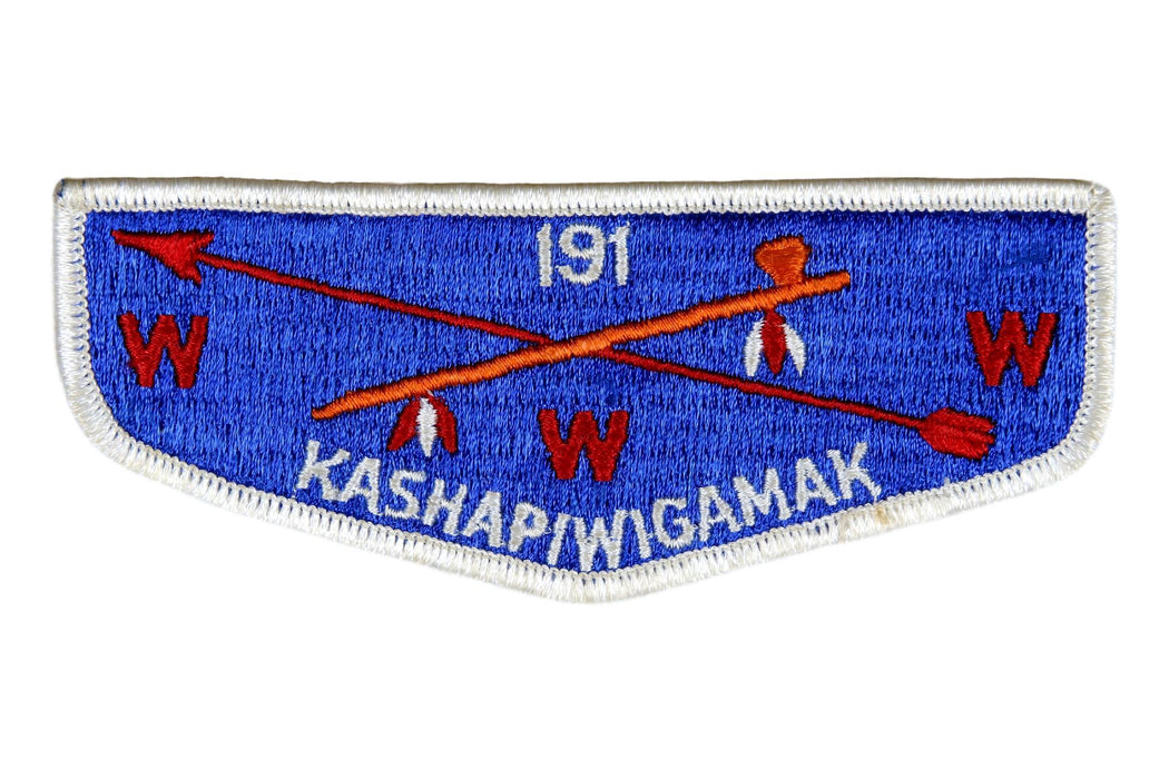 Lodge 191 Kashapiwigamak Flap S-2