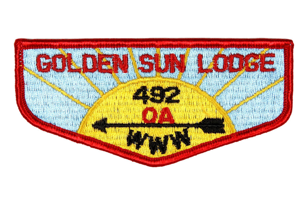 Lodge 492 Golden Sun Flap S-2