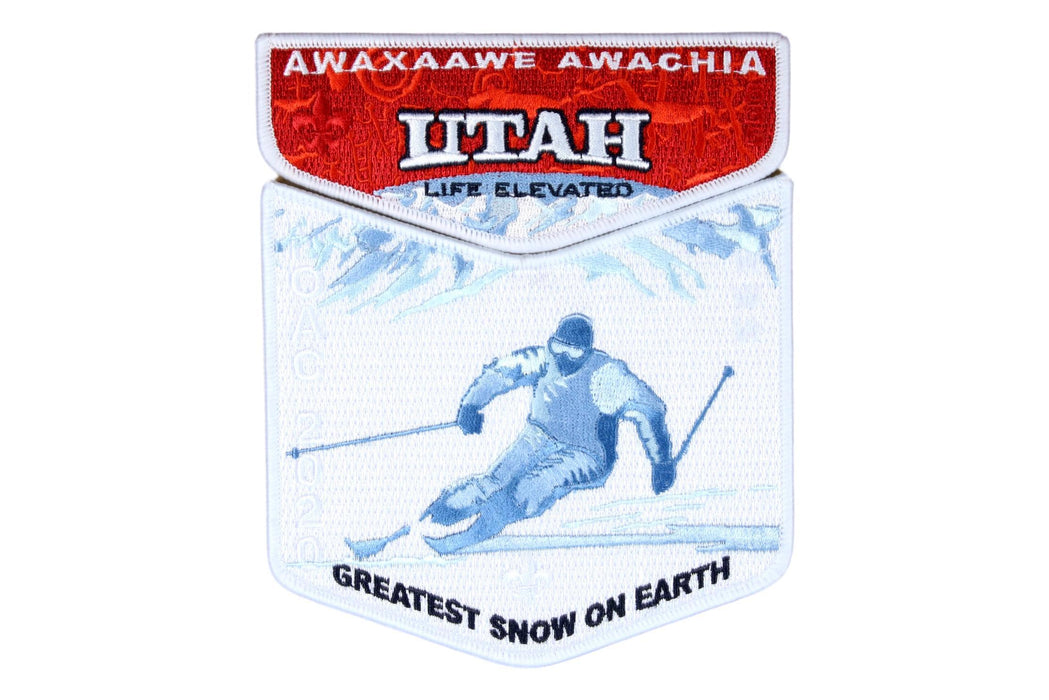 Lodge 535 Awaxaawe' Awachia Flap S-New 2020 NOAC Set White