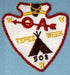 Lodge 508 TePee Week Patch Twill Background