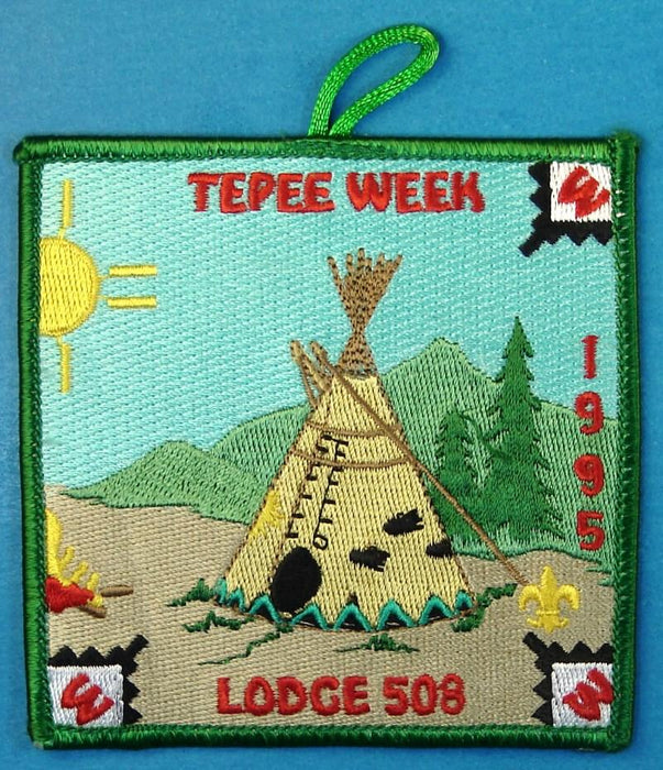 Lodge 508 TePee Week 1995 Patch