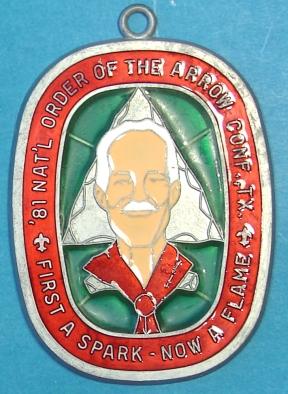 1981 NOAC Ornament Stained Glass