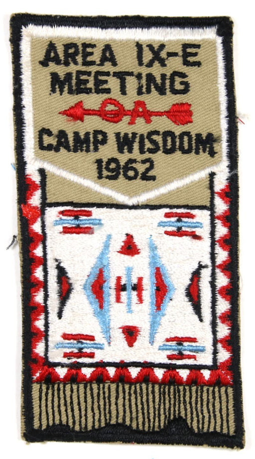 1962 Area 9E Meeting Patch