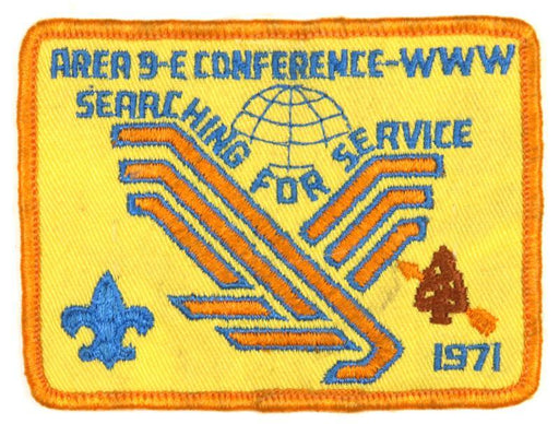 1971 Area 9E Conference Patch