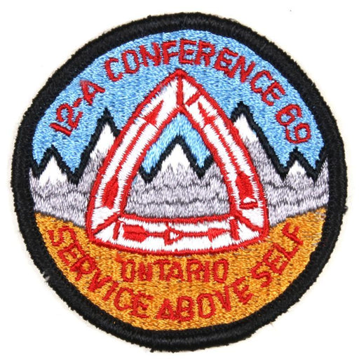 1969 Area 12A Conference Patch